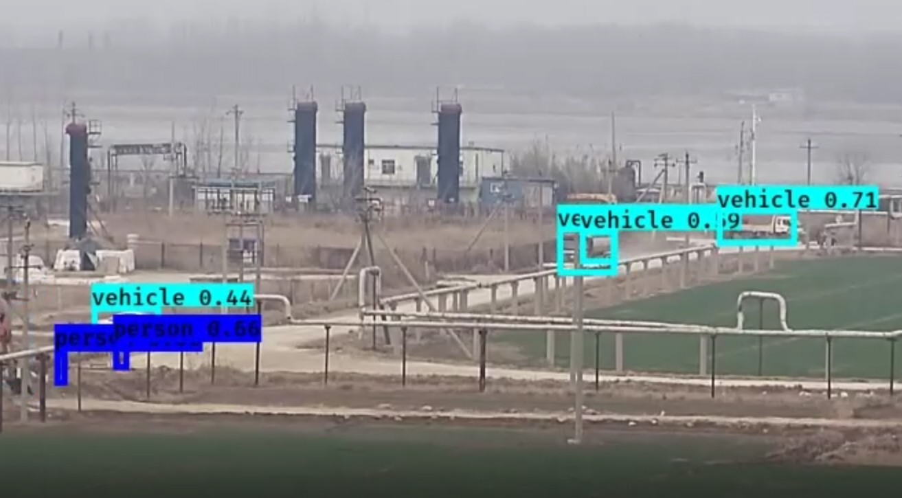 seguridad termal de la cámara de la cámara PTZ de la detección del vehículo del campo petrolífero de la gama larga del día del 18km