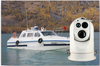 Cámara Ptz de largo alcance con imagen térmica de seguridad marina EO/IR con estabilización giroscópica de 2 ejes para todo clima