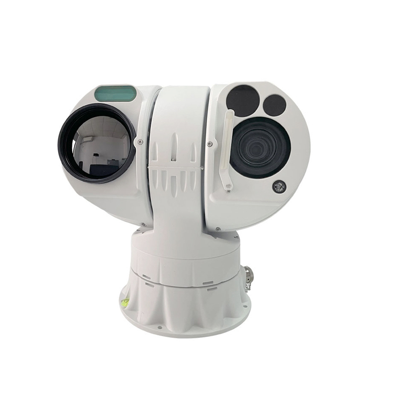 IP67 15km Detección de intrusión en barcos Sistema polizón Vigilancia Gyro Cámara de imágenes térmicas marinas multisensor