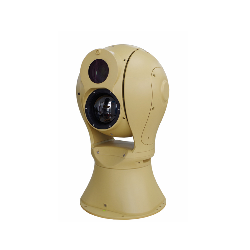 Cámaras de vigilancia para exteriores infrarrojas térmicas con vídeo multiespectral PTZ de seguridad de actitud baja con seguimiento automático de 2km