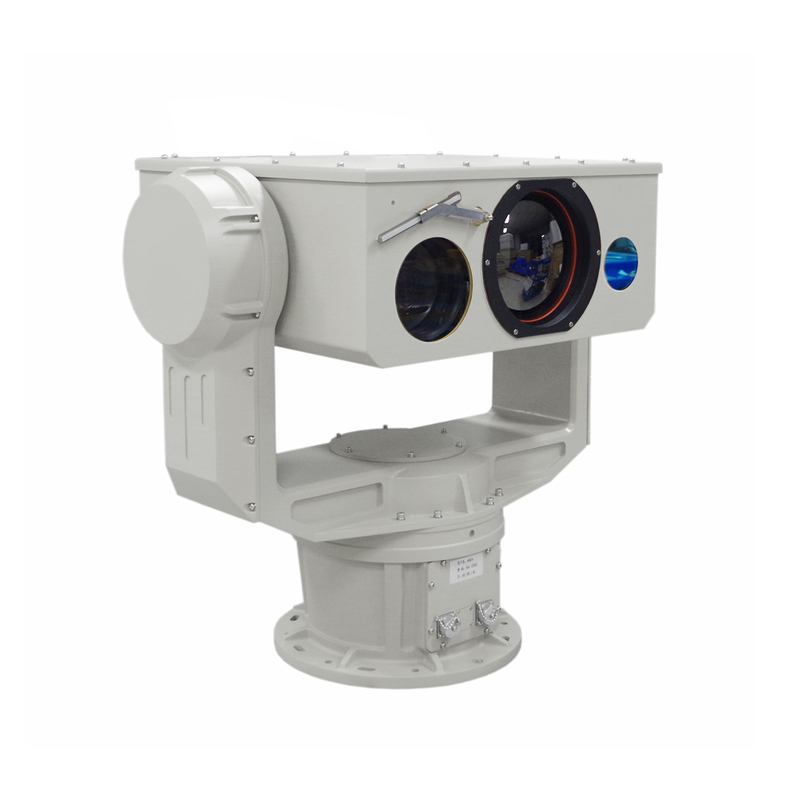 1,5km anti drone 360 ​​cámara de seguridad de videovigilancia térmica de red giratoria con Lrf