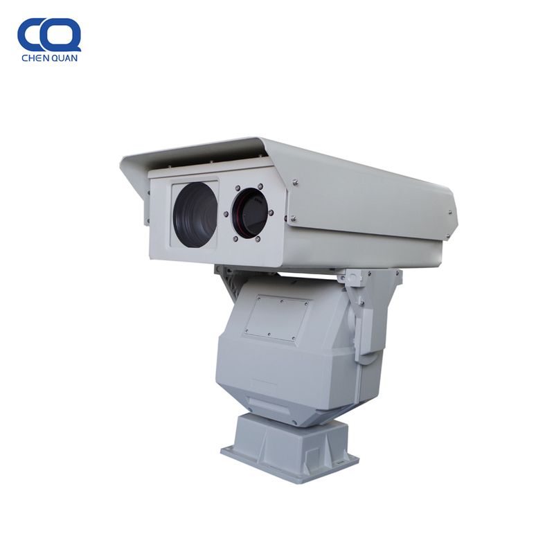 Cámara térmica infrarroja térmica de largo alcance para exteriores 360 para detector de incendios forestales