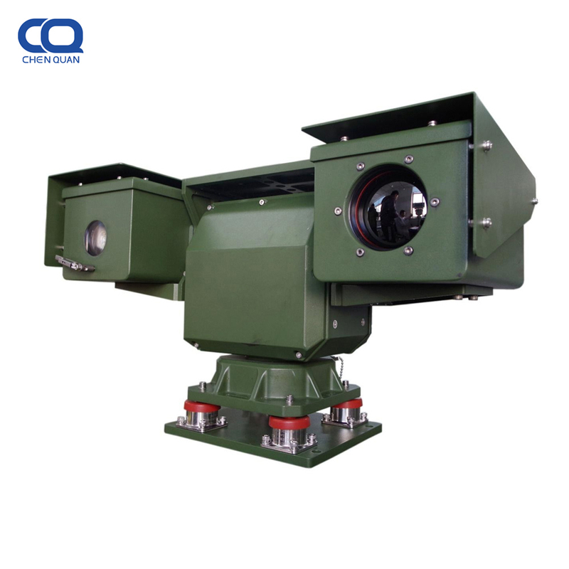 Sistema de vigilancia multiespectral HD de 18 km Cámara térmica de seguridad fronteriza EO IR de largo alcance