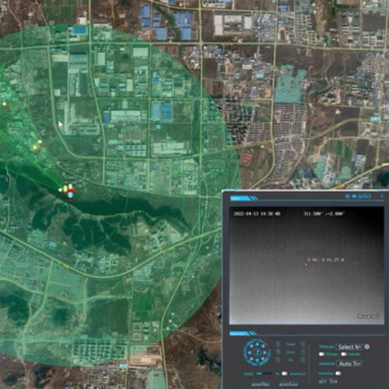 Cámara de alta velocidad de 360 ​​grados de defensa fronteriza de 20 km Cámara de plataformas de imágenes térmicas MWIR infrarrojas de onda media