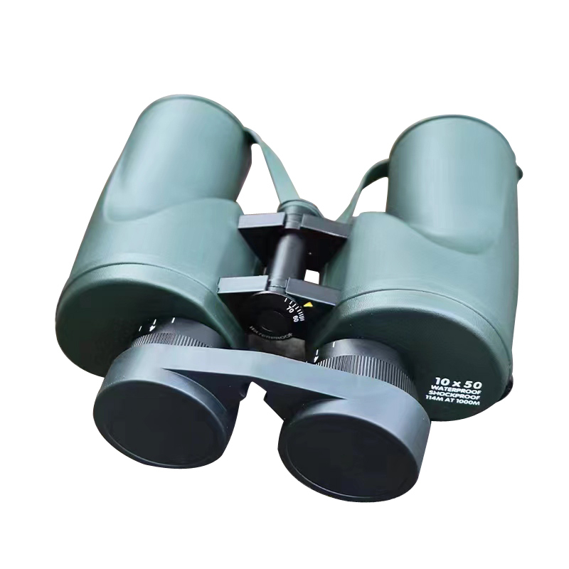 10x50 BAK4 impermeable a prueba de golpes 10x binocular de caza de largo alcance