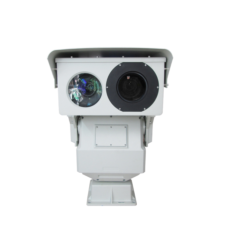 Cámara termal de extinción de incendios de seguridad de lente dual con alerta inteligente de incendio forestal de largo alcance de 10 km