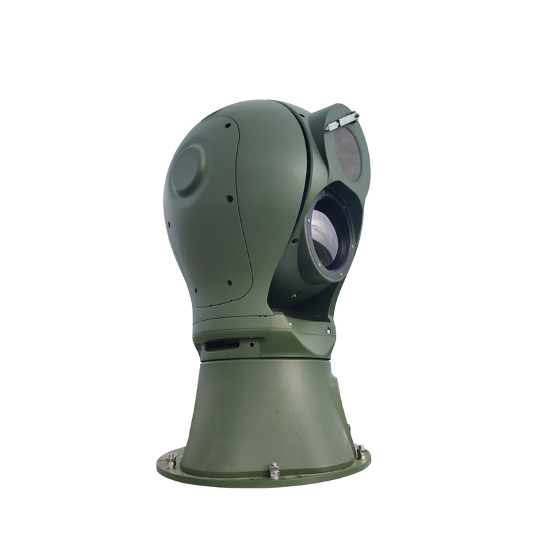 Reconocimiento de detección de objetivos pequeños Uav de 3 km Cámara infrarroja térmica giratoria de seguridad y vigilancia 360