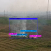 Cámara al aire libre de la toma de imágenes térmica infrarroja del reconocimiento de los fuegos artificiales de la seguridad los 5km cámara de 360 ​​grados