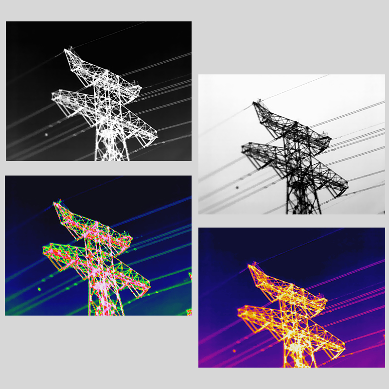cámara termal PTZ de la imagen de la cámara del zoom de la identificación del vehículo de los 384X288 los 900m para la vigilancia del campo petrolífero