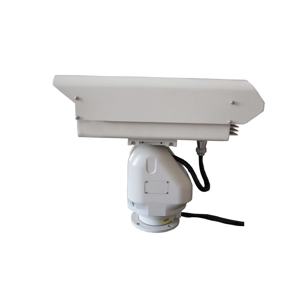24 horas de monitoreo de largo alcance 18 km cámara de imagen láser sistema de cámara de seguridad IP zoom 62x cámara ptz de 360 ​​grados