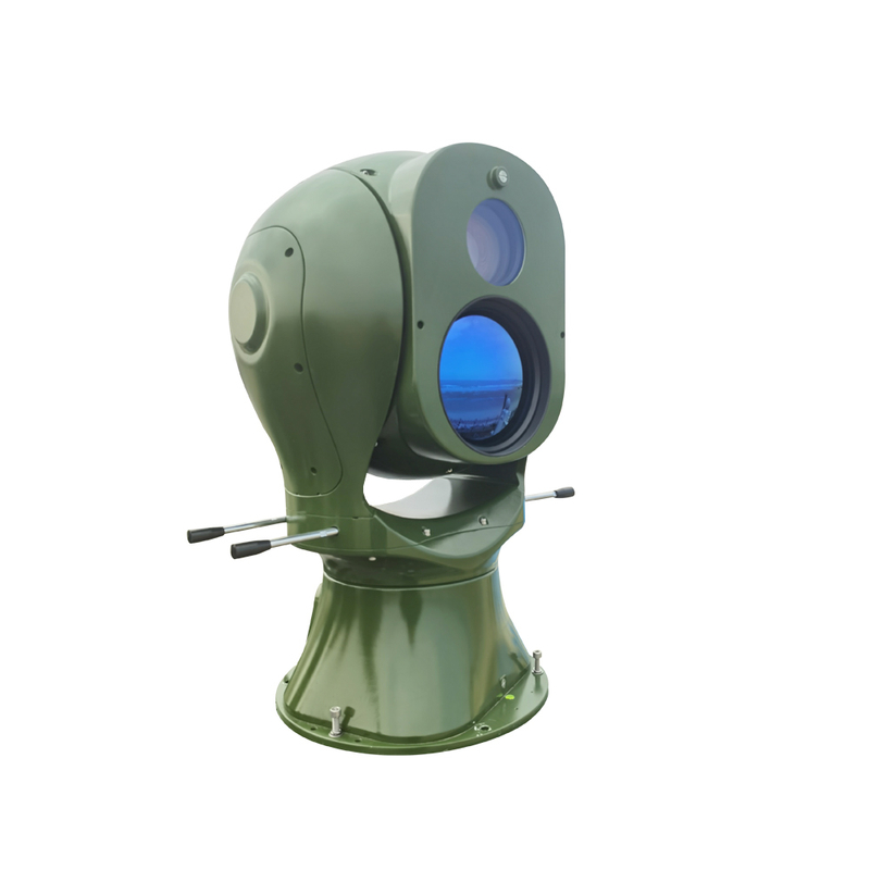 Cámara de seguridad de 360 ​​grados con imagen térmica de alta resolución PTZ con detección de drones y contador de 5 km