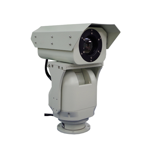 Cámara termográfica de vigilancia IR con enfoque automático para seguridad en yacimientos petrolíferos de 13 km