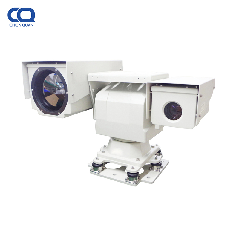 20 km 300 mm personas vehículo objetivo detección alarma LWIR zoom cámara ptz térmica