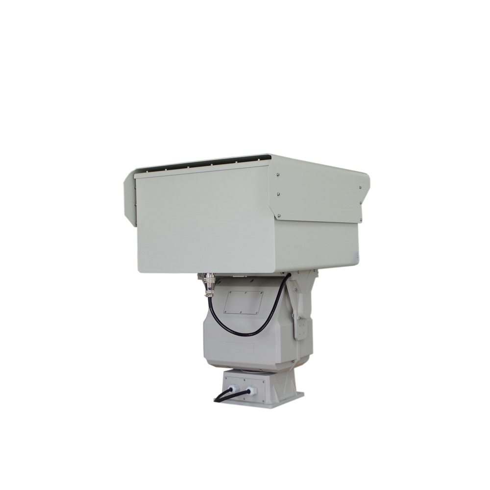Cámara de imagen térmica con zoom panorámico e inclinable de visión nocturna de seguridad de larga distancia de 5 km para extinción de incendios