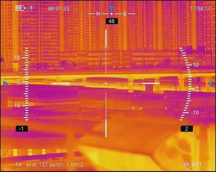 640X480 25mm IP67 Salida de video OLED Gafas de visión nocturna Alcance térmico para la caza