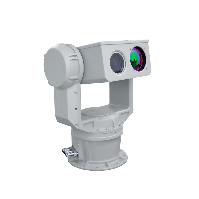 cámaras de seguridad video infrarrojas termales de la visión nocturna del Ai del reconocimiento 360 PTZ del abejón de los 2km