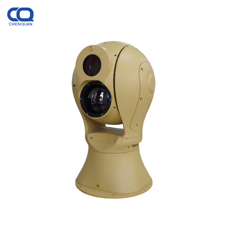 2km Multi-Spectrum Onvif Sistema de cámara de seguridad de 360 ​​​​grados Ptz Cámara térmica de seguimiento de plano de doble lente de larga distancia