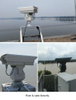 Cámara de seguridad térmica PTZ con zoom para exteriores de 360 ​​grados de defensa costera de vigilancia de barcos de día de 35 km