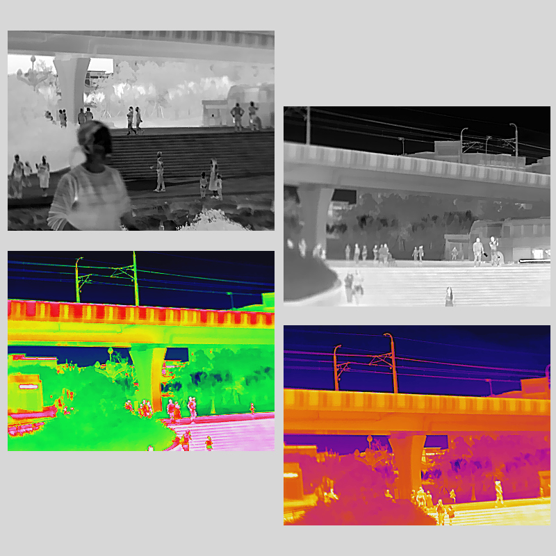 Cámara de alta velocidad de 360 ​​grados de defensa fronteriza de 20 km Cámara de plataformas de imágenes térmicas MWIR infrarrojas de onda media