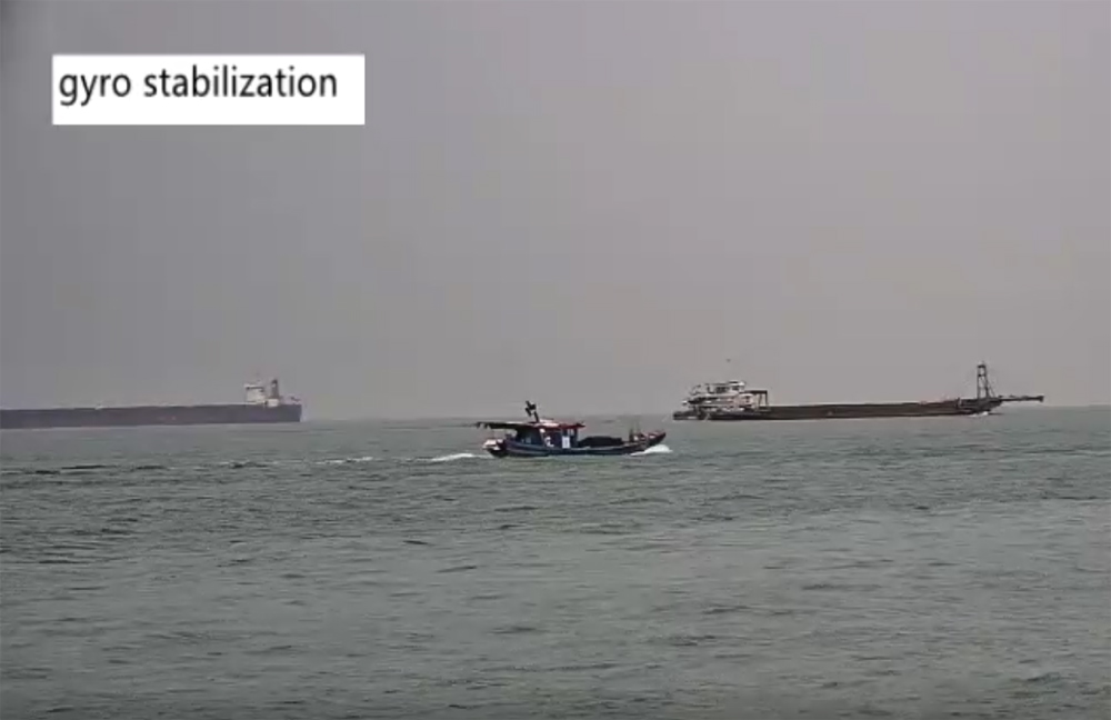 Patrullas marítimas de 32 km, plataforma IP67 Eo IR a bordo, cámara térmica refrigerada por Mwir con telémetro láser GPS