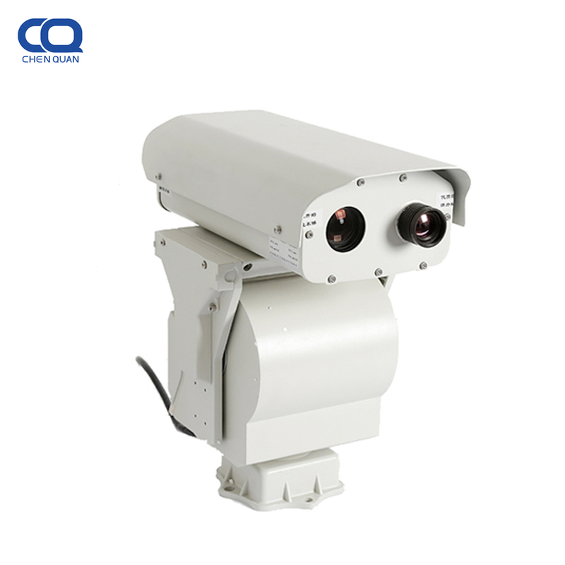 Cámara de visión nocturna de vigilancia CCTV térmica de seguridad de defensa costera con seguimiento automático de detección de barcos de 13 km