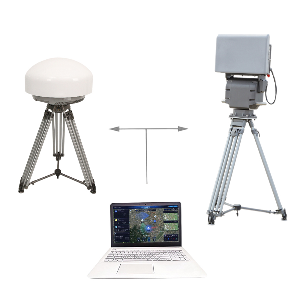 el 1km defensa multi del abejón de la emisión de la señal de las bandas de frecuencia de 360 ​​grados pinta