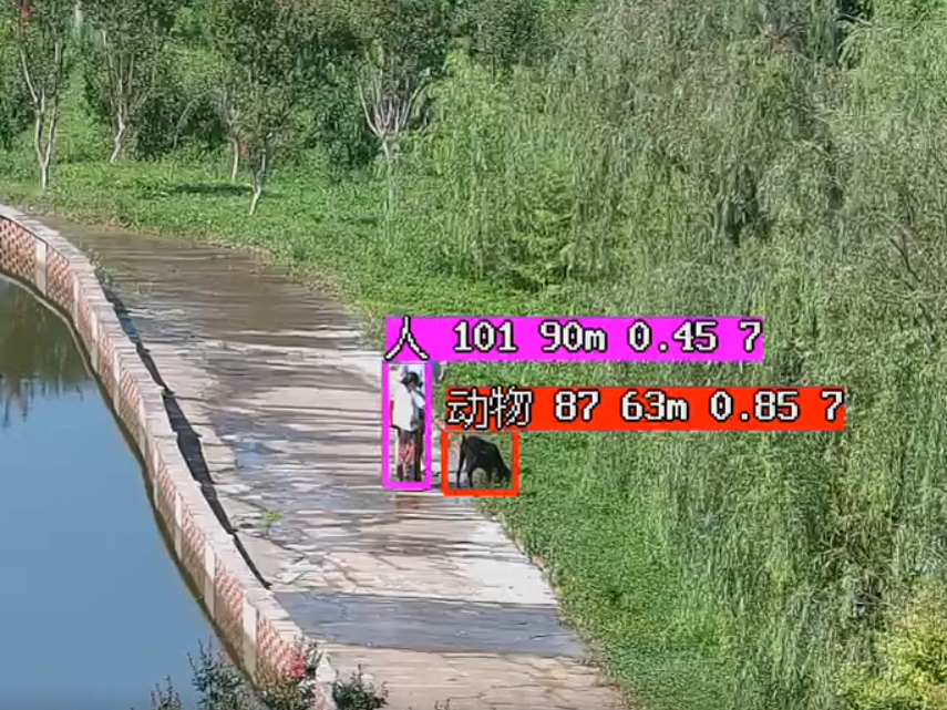 vigilancia termal de la cámara de seguridad del perímetro del zoom de la función multi de Detetion de la intrusión de la gente de los 2km