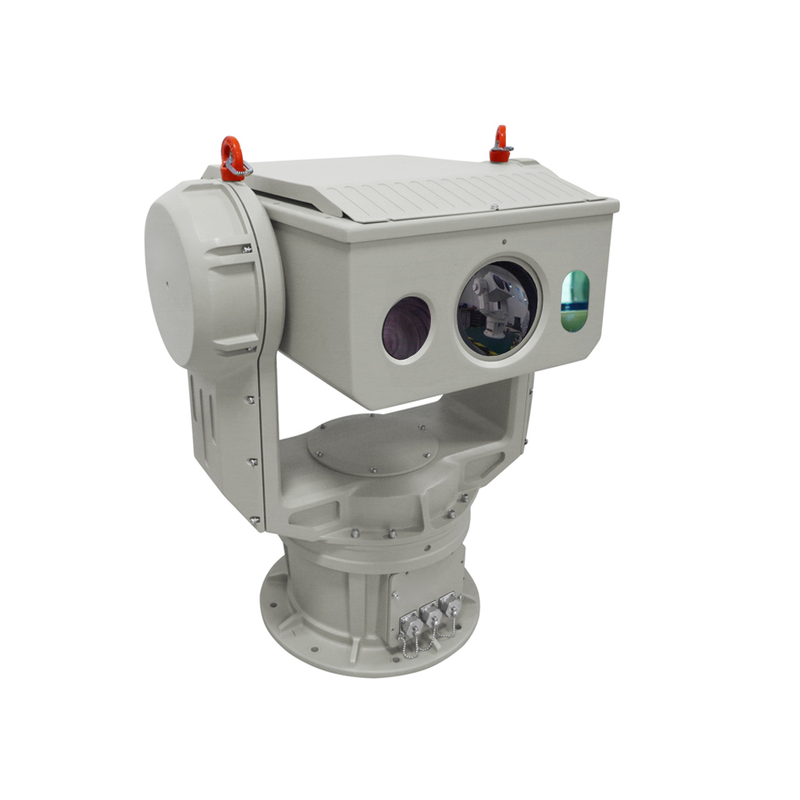 2km Uav Auto Tracking 360 PTZ Video Visión nocturna Cámaras de seguridad térmicas Ai con Lrf