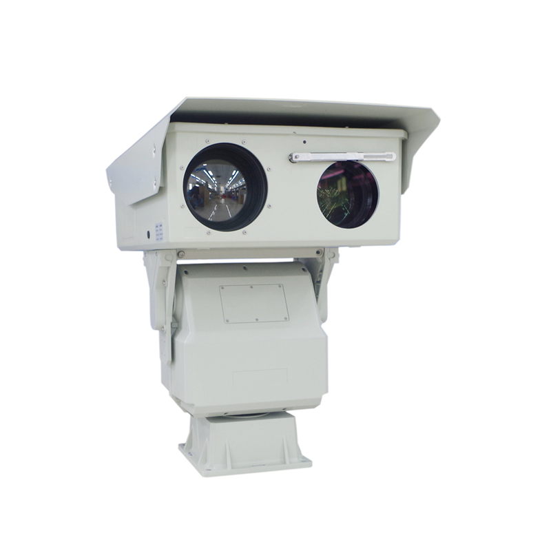 Cámara de seguridad térmica HD de visión nocturna de largo alcance con seguimiento de conexión de alarma y detección de personas de 15km