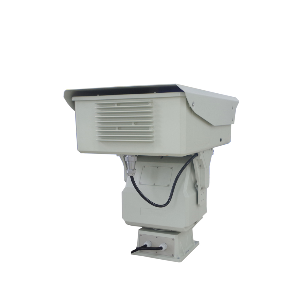 cámara dual de la lente de la defensa fronteriza de los 40km De Surveillance PTZ cámara termográfica de 360 ​​grados