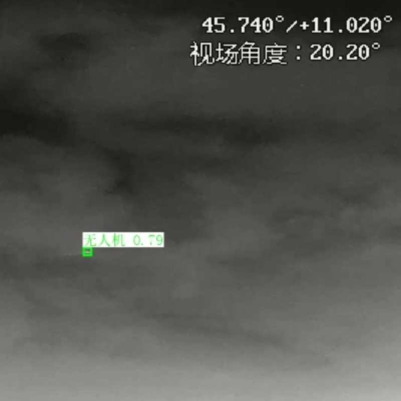 Counter-uavs Anti-drone Air Vigilancia Zoom de largo alcance Hd Cámara térmica fresca y LRF
